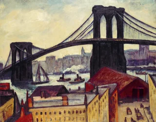 Vue du pont de Brooklyn